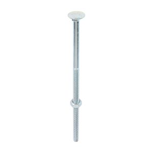 M10x240mm Carriage Bolt & Hex Nut-BZP BOX 10no.