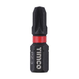 No.3 x 25mm X6 Impact Pozi Driver Bit PACK 10no.