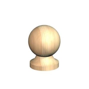 100mm Wooden Ball Finial