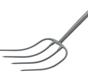 All-Metal 4-Prong Manure Fork T-Handle