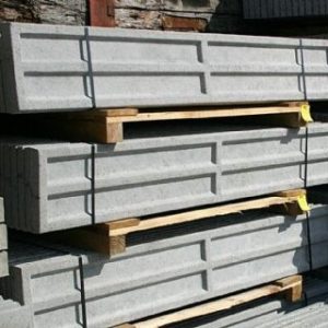 1.8m Slotted Concrete Post PYRAMID TOP