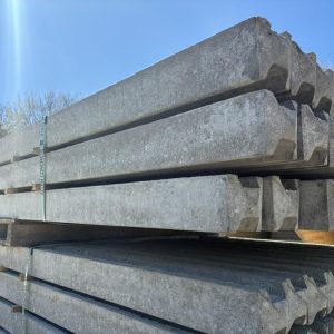 2.4m Slotted Concrete Post PYRAMID TOP