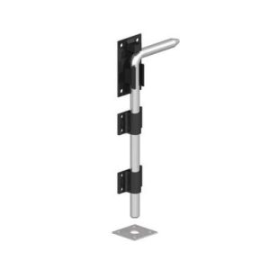 Garage Door Bolts 450mm Black GATEMATE