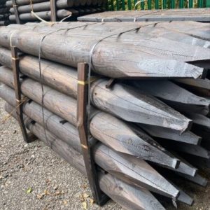 Creosote Round Post 2.4x200mm (8'x8")