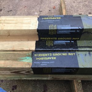 Double Life 2.1m 150mm x 75mm Back Weathered Post