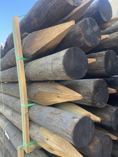 Reclaimed Tele Pole Strainer 150mm-175mm 3m Long | County Town ...