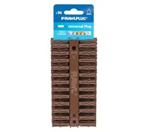 Brown UNO Plugs 7mm x 30mm Pack 96