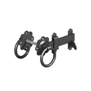 Ring Latch 150mm Black GATEMATE