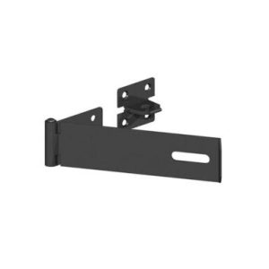 Safety Hasp & Staple 150mm Black GATEMATE
