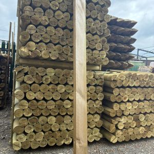 2.1m 125mm x75mm 4 Way Pointed Post-Flat top