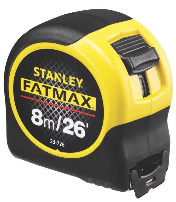 STANLEY FATMAX Tape 8M/26FT Silver | County Town Aggregates ...