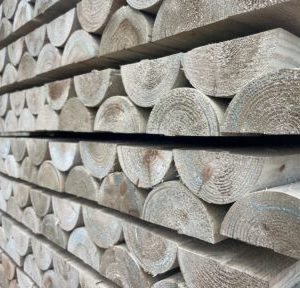 3.66m 100mm Half Round Rail