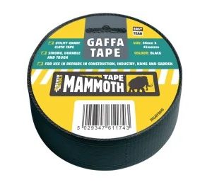 Gaffa Tape 50mm x 50m BLACK